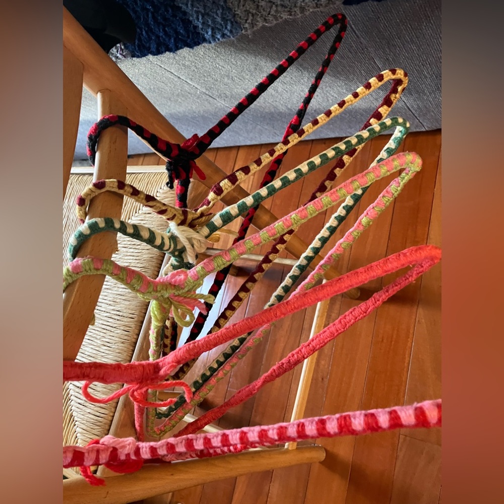 Knitted hangers